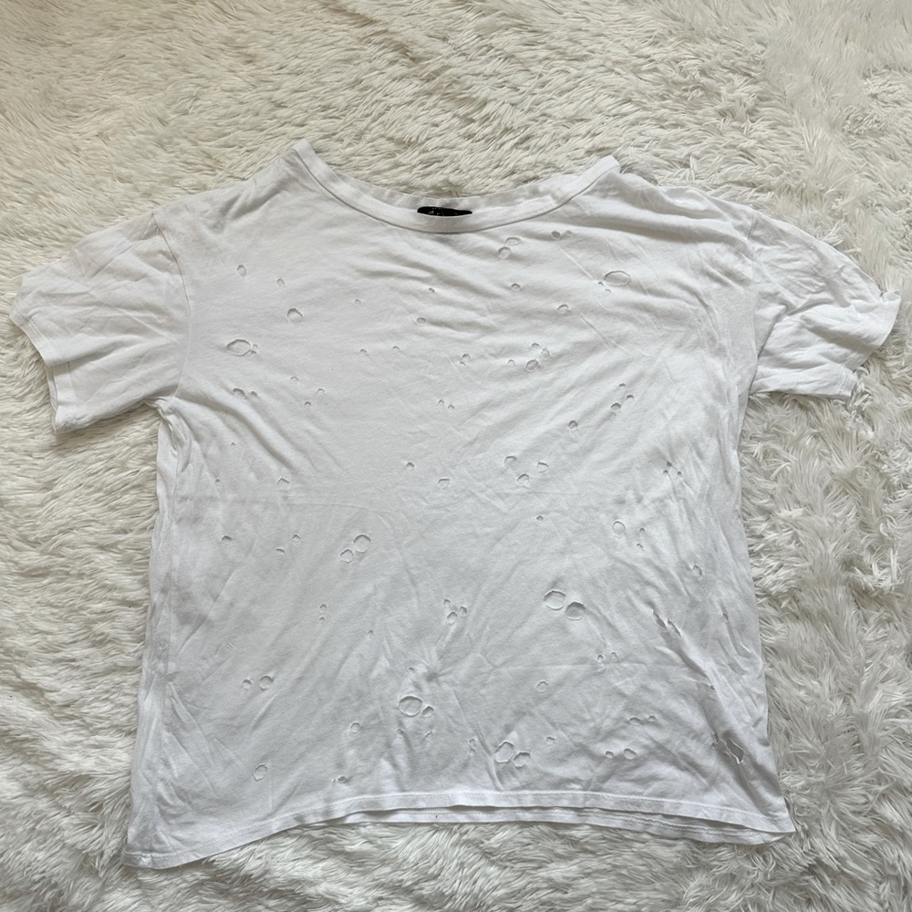 NWOT Forever 21 Distressed Tee